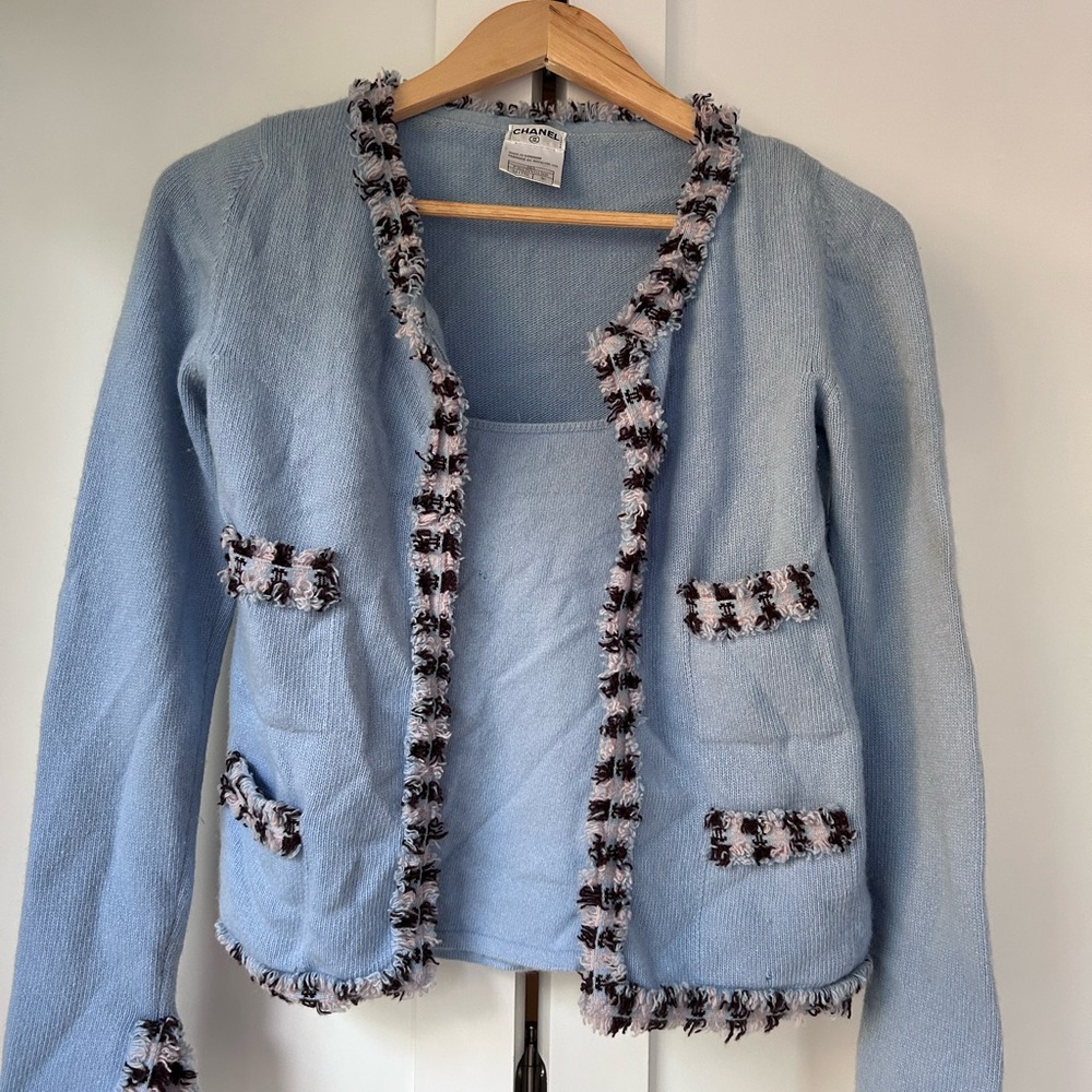 Chanel set - tank top and cardigan